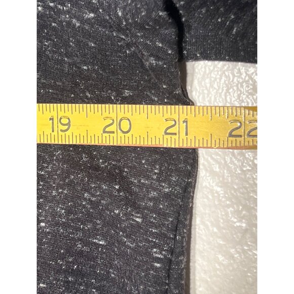 J. Jill Wearever Double-Face Jersey V-Neck Tunic Black Speckle Size M Petite - Picture 8 of 10